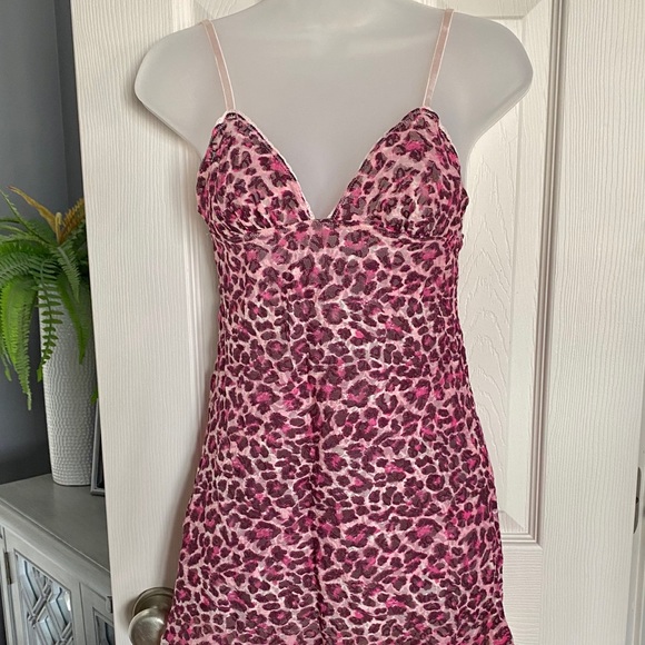 Victoria's Secret Other - Victoria’s Secret pink animal print nighty! Sz M